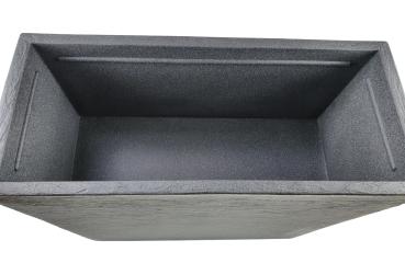 Preview: Pflanzkübel Raumteiler Kunststoff anthrazit 60x26x60cm